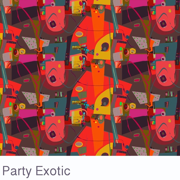 exotic party fabric