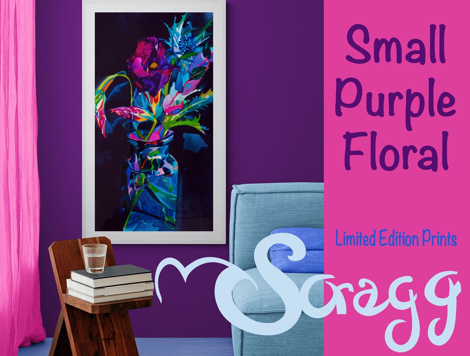 Small Purple Floral